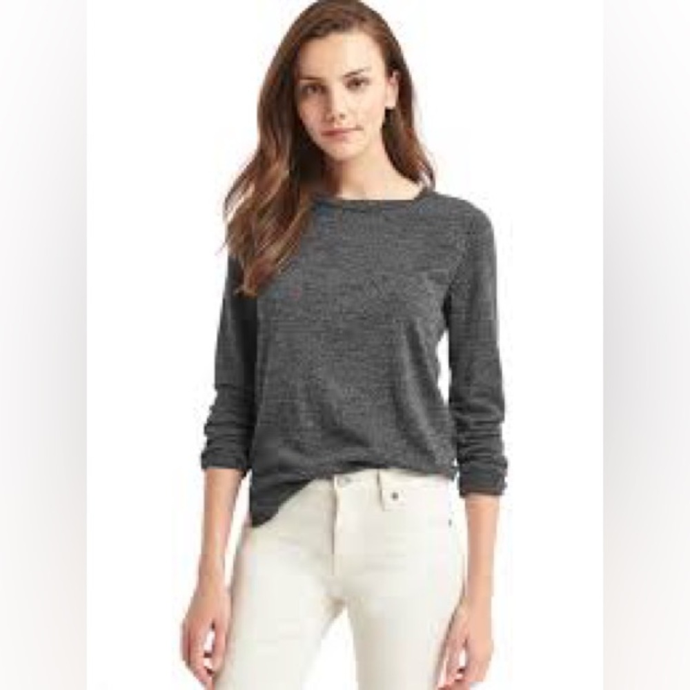 Gap gray merino wool sweater